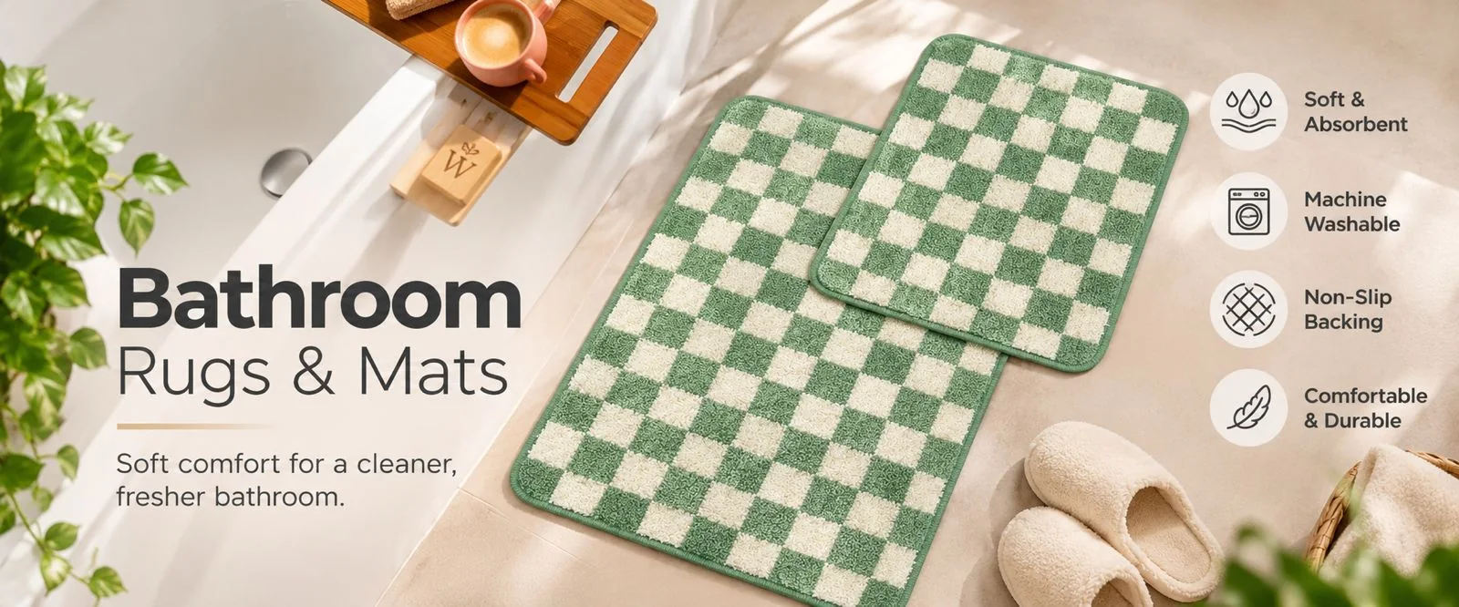 BATHROOM MAT collection banner
